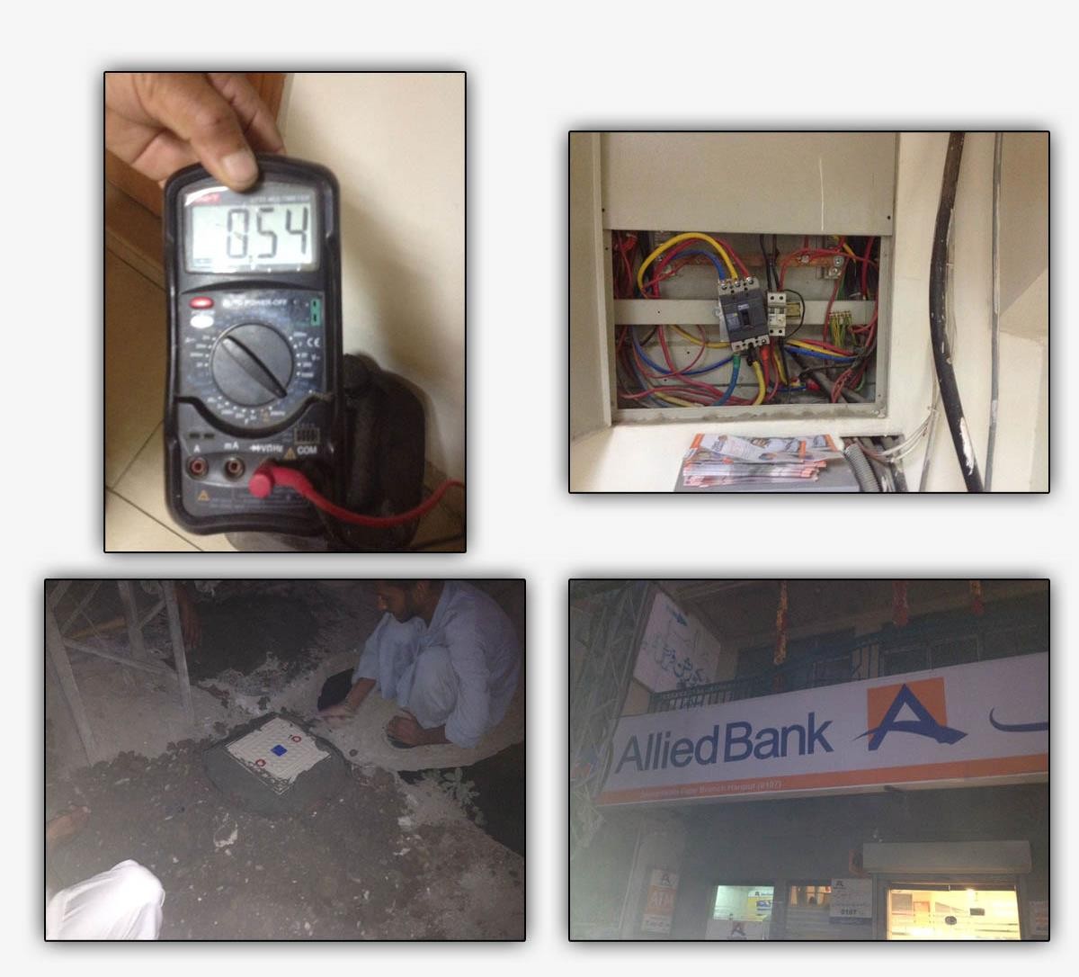 ATM Machine Electrical Earthing