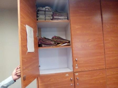Inside Branch Storage Cupboards